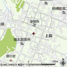 兵庫県姫路市四郷町上鈴217周辺の地図