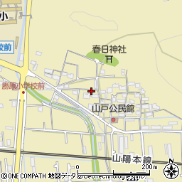 兵庫県姫路市勝原区山戸554周辺の地図