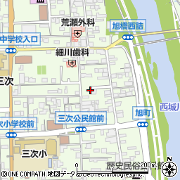 広島県三次市三次町1554周辺の地図