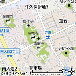 愛知県豊川市牛久保町八幡口105周辺の地図