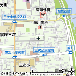広島県三次市三次町1807周辺の地図