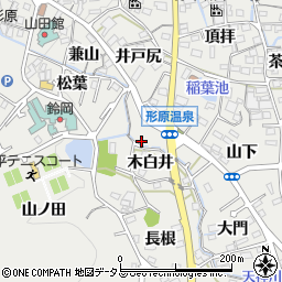 愛知県蒲郡市金平町上大門22周辺の地図