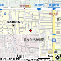 大阪府茨木市園田町12周辺の地図