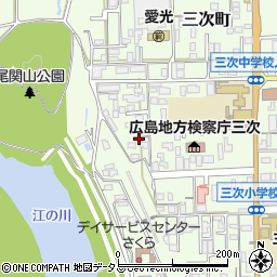 広島県三次市三次町1764周辺の地図