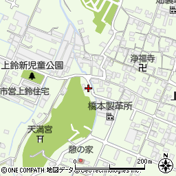 兵庫県姫路市四郷町上鈴1-7周辺の地図
