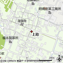兵庫県姫路市四郷町上鈴293周辺の地図