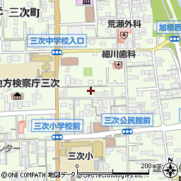 広島県三次市三次町1802周辺の地図
