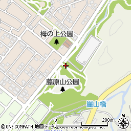 藤原山公園トイレ２周辺の地図