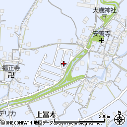 兵庫県加古川市志方町上冨木612-41周辺の地図