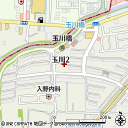 大阪府高槻市玉川2丁目50-5周辺の地図