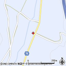 岡山県加賀郡吉備中央町西3258周辺の地図