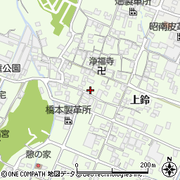 兵庫県姫路市四郷町上鈴216周辺の地図
