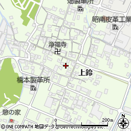 兵庫県姫路市四郷町上鈴219周辺の地図