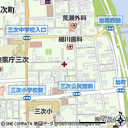 広島県三次市三次町1806周辺の地図