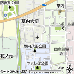 京都府京田辺市草内大切60-8周辺の地図