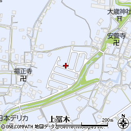 兵庫県加古川市志方町上冨木612-73周辺の地図