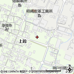 兵庫県姫路市四郷町上鈴295-3周辺の地図