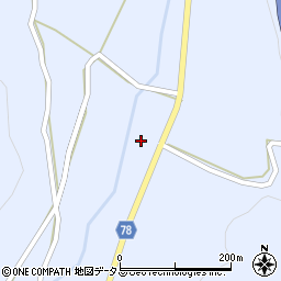 岡山県加賀郡吉備中央町西3260-1周辺の地図
