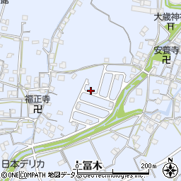 兵庫県加古川市志方町上冨木612-74周辺の地図