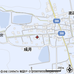 兵庫県加古川市志方町成井449周辺の地図