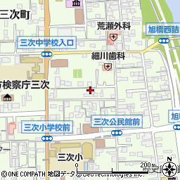 広島県三次市三次町1804周辺の地図