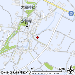 兵庫県加古川市志方町上冨木327-2周辺の地図