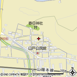 兵庫県姫路市勝原区山戸343周辺の地図