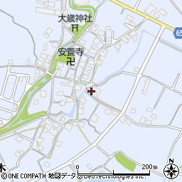 兵庫県加古川市志方町上冨木327周辺の地図