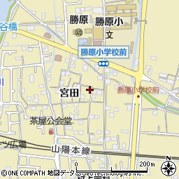 兵庫県姫路市勝原区宮田465周辺の地図