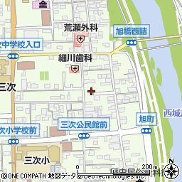 広島県三次市三次町1557周辺の地図