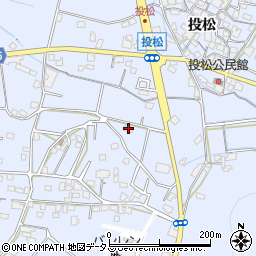 兵庫県加古川市志方町投松726周辺の地図
