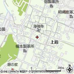 兵庫県姫路市四郷町上鈴206-7周辺の地図