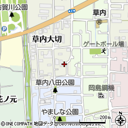 京都府京田辺市草内大切63-7周辺の地図