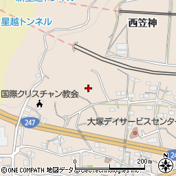 愛知県蒲郡市大塚町伊賀久保周辺の地図