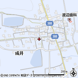 兵庫県加古川市志方町成井443周辺の地図