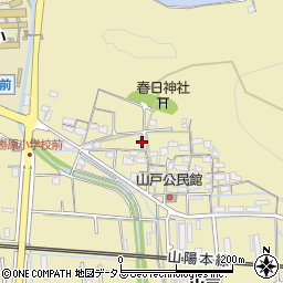 兵庫県姫路市勝原区山戸555周辺の地図