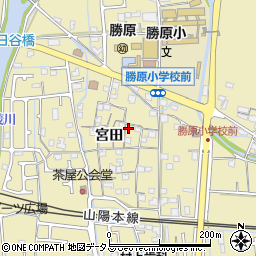 兵庫県姫路市勝原区宮田464周辺の地図