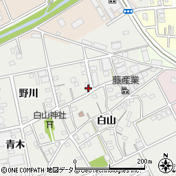 愛知県豊川市宿町野川周辺の地図