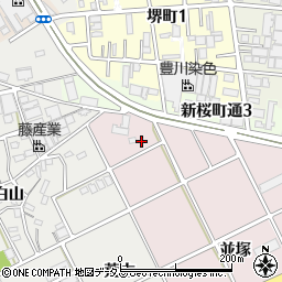愛知県豊川市篠束町並塚5周辺の地図