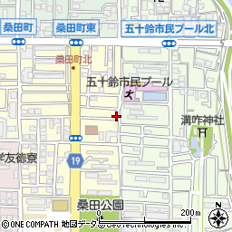 大阪府茨木市桑田町7-12周辺の地図