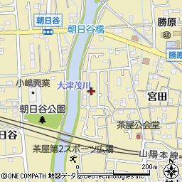 兵庫県姫路市勝原区宮田387周辺の地図