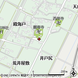 愛知県西尾市吉良町富田東屋敷85周辺の地図