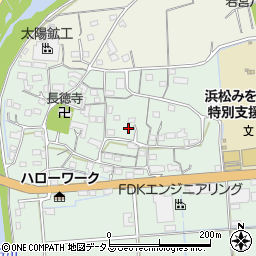 静岡県浜松市浜名区細江町広岡101周辺の地図