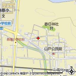 兵庫県姫路市勝原区山戸543周辺の地図