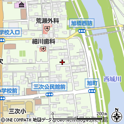 広島県三次市三次町1561周辺の地図