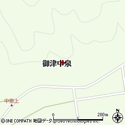 岡山県岡山市北区御津中泉周辺の地図