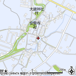 兵庫県加古川市志方町上冨木718周辺の地図