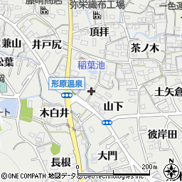 愛知県蒲郡市金平町上大門12周辺の地図