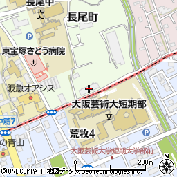 宝塚長尾パーク・ホームズ周辺の地図
