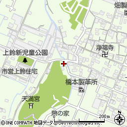 兵庫県姫路市四郷町上鈴1周辺の地図